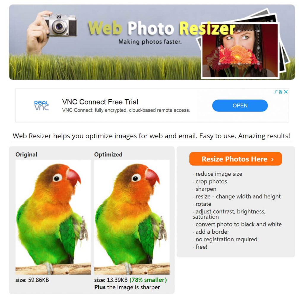 Web Resizer
